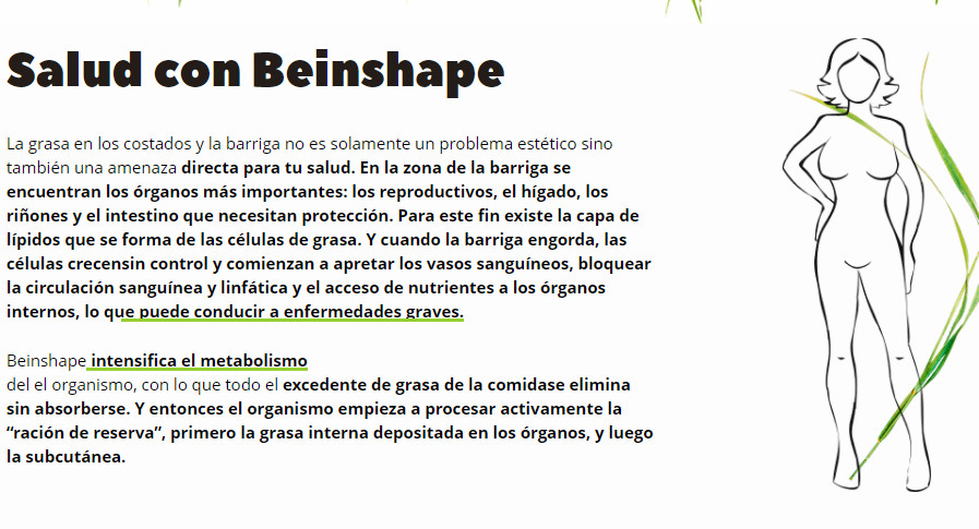 BeinShape revisión del producto